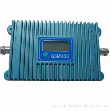 Display Cell Phone Signal GSM980 Booster, Measures 220 x 140 x 40mm